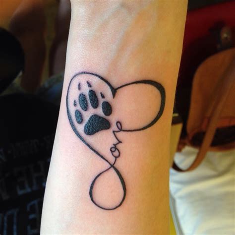 pawprint tattoo designs